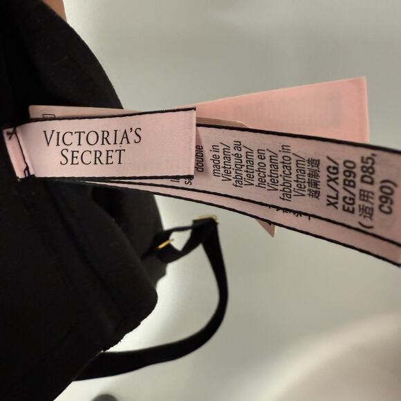 NWT Victorias Secret Love Cloud Smooth Bra XL Black Wireless Adjustable Straps - Picture 9 of 11